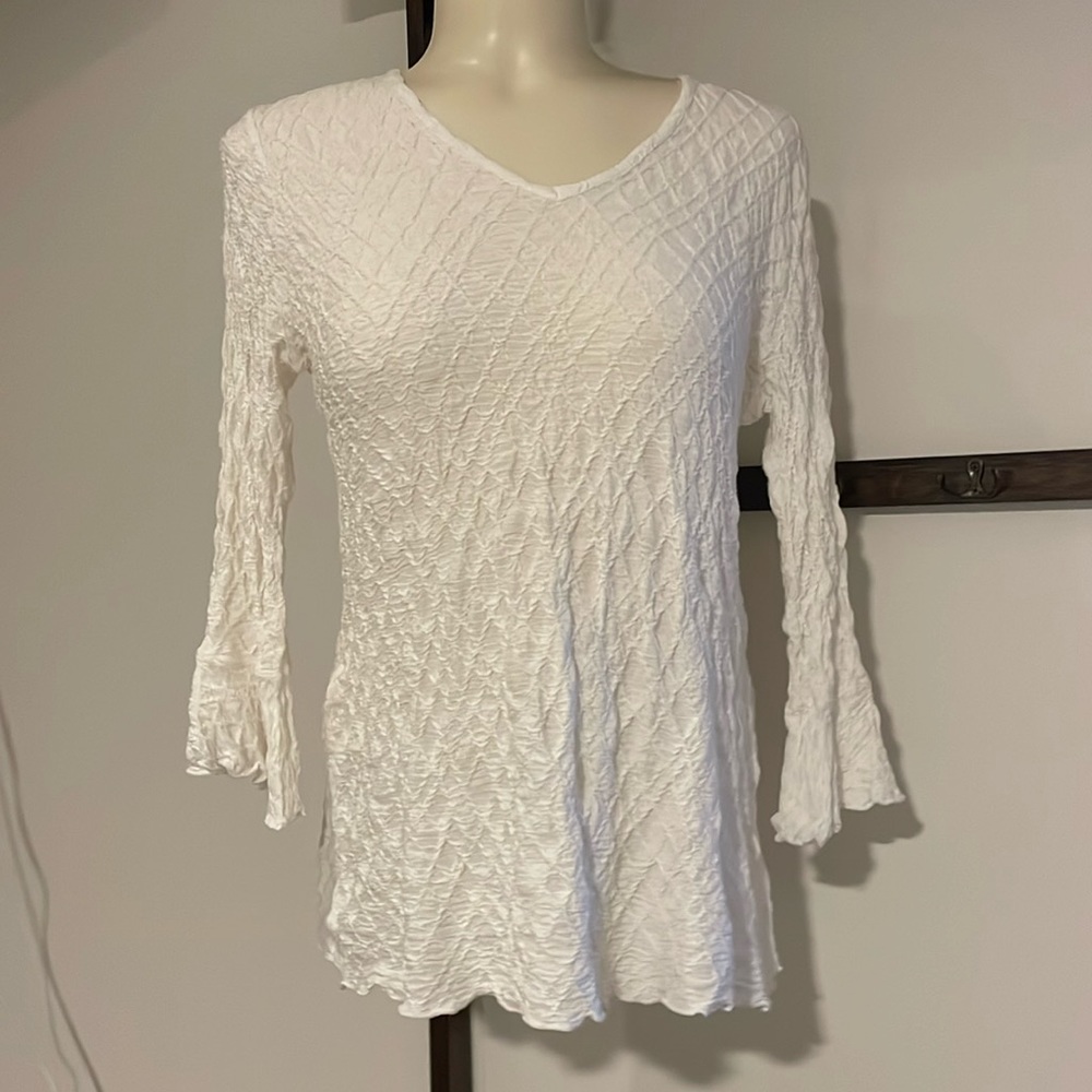 Snoskins White Super Stretchy Crinkle & Flare Sleeves